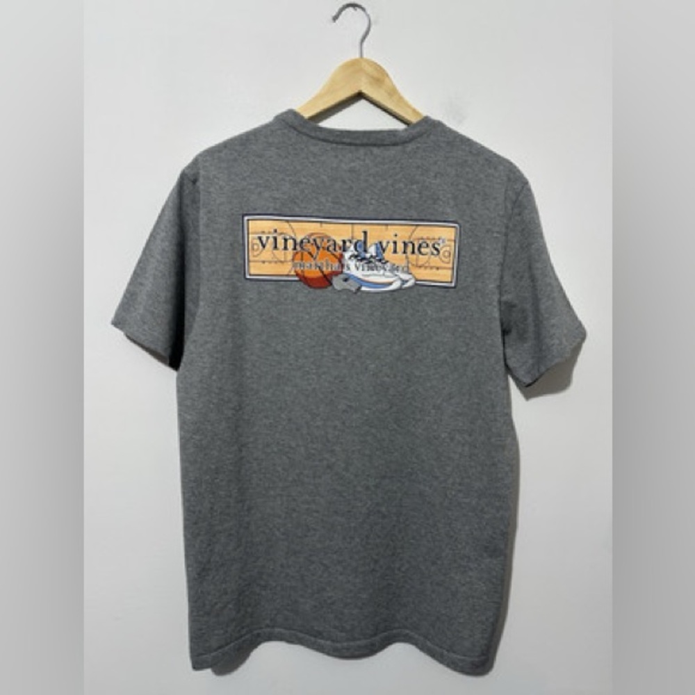 Vineyard Vines Charcoal Tee for Home Games